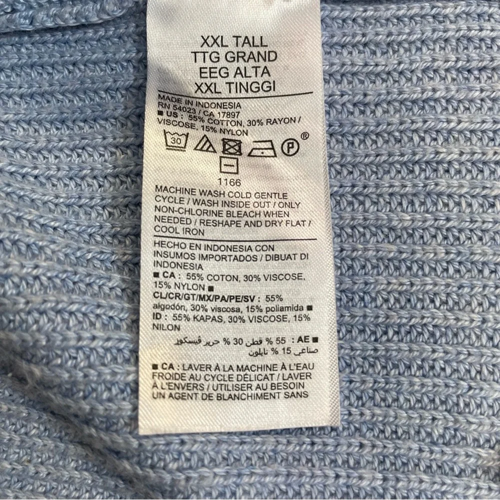 Old Navy light blue open front long cardigan XXL Tall - Picture 9 of 9
